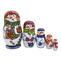 Traditional Christmas Russian matryoshka 