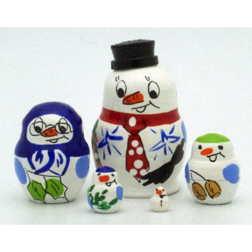 Snowman Miniature Nesting Doll