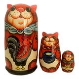Russian nesting doll cats