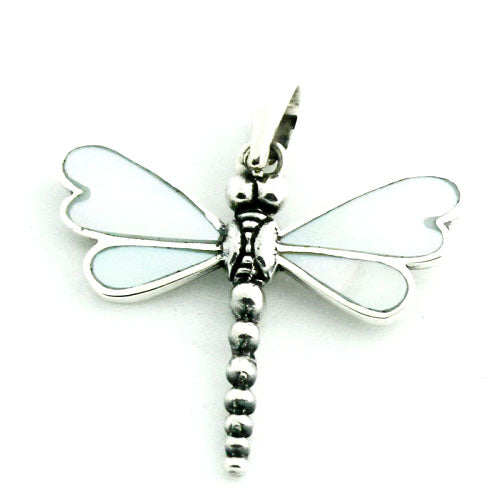 Mother of Pearl and Sterling Silver Dragonfly