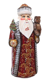 Traditional russian carved Santa figurine 