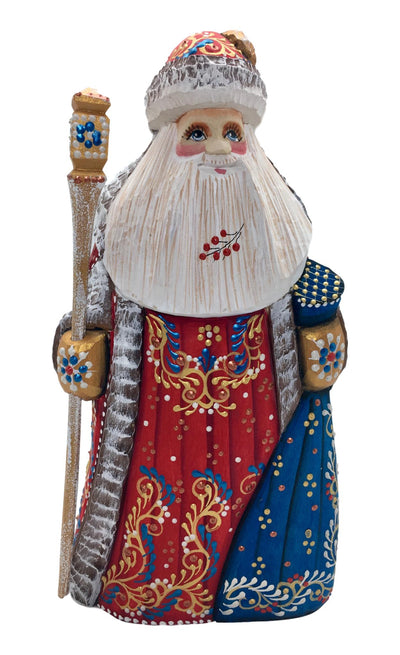 Traditional wooden Santa