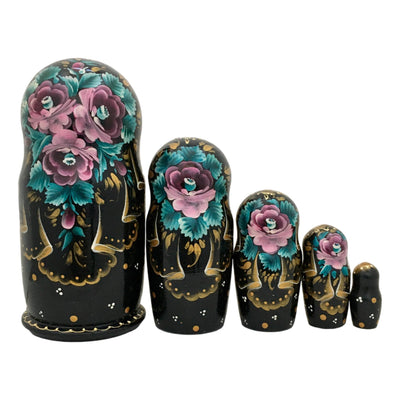 Traditional stacking Russian dolls