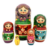 Traditional Russian dolls set of 5