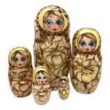 Traditional russian nesting dolls 