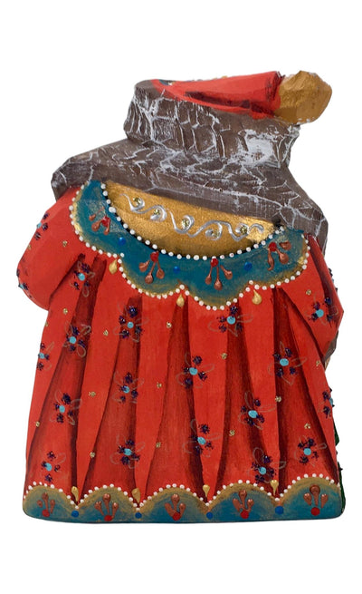 Russian Santa wood figure 