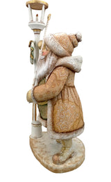 Wooden Santa Claus figurine 