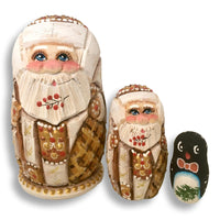 Christmas nesting dolls