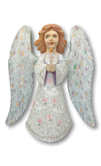 White angel with angels and doves