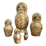 White gold nesting dolls 