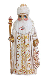 White Santa wood figure