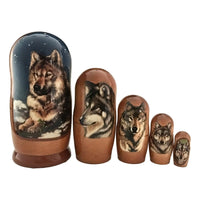 Wolf nesting dolls 
