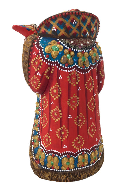 Russian hand carved Santa