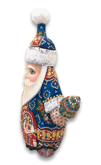 Wooden carved Santa 