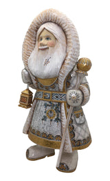 Hand carved wooden Santa Claus 