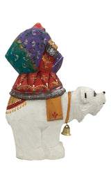 Polar Bear with Santa Claus BuyRussianGifts Store