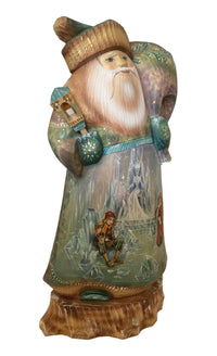 Carved wood Russian santa