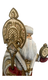 17” tall Russian Father Frost Red Gold One of a kind. BuyRussianGifts Store