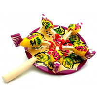 Yellow with Berry Chicken Paddle Toy