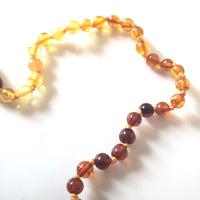 amber baby teething necklace