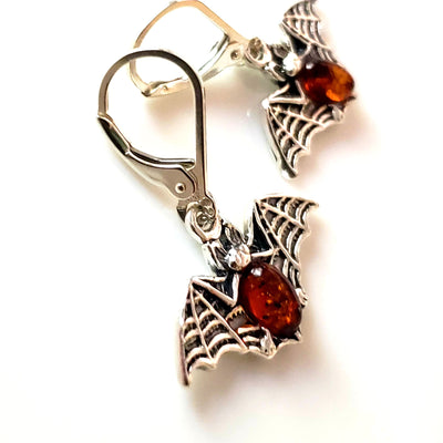 halloween bats earrings