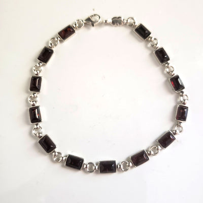 dark red amber bracelet