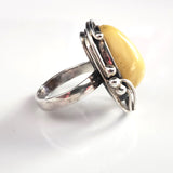 sterling silver Baltic yellow amber