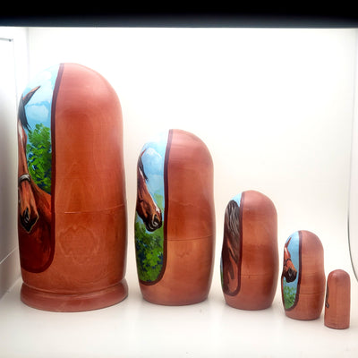 nesting doll set of 5 dolls