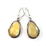 Large Butterscotch Amber Earrings BuyRussianGifts Store