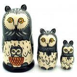 Gray Owl Nesting Set