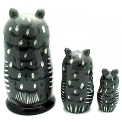 Gray Owl Nesting Set