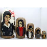 Michael Jackson Nesting Doll Set 7" Tall