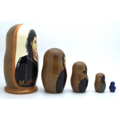 Michael Jackson BAD Matryoshka Set 4" Tall