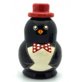 Happy Penguin in Red Hat Nesting Doll Set
