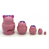 Happy Pig Miniature Nesting Doll