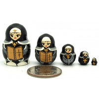 Nun Miniature Nesting Doll Set