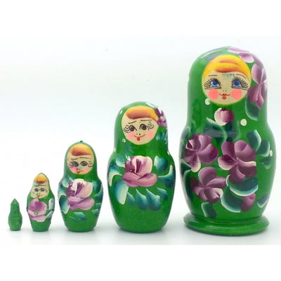 Small Green Nesting Doll