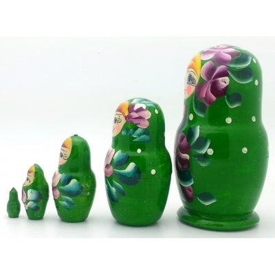 Small Green Nesting Doll