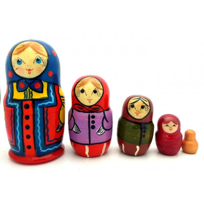 Little Girls Nesting Doll Set