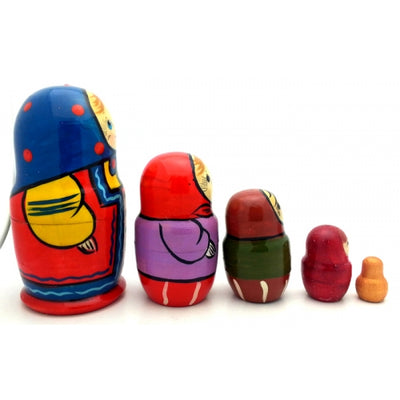 Little Girls Nesting Doll Set