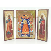 Triptych Mother of God Addition of Mind