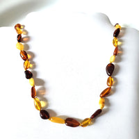 Multicolor Natural Baltic Amber Beads Necklace BuyRussianGifts Store