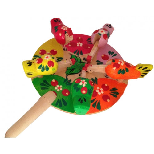 MultiColor Chicken Picking Paddle Toy