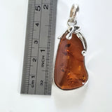 large cognac amber pendant