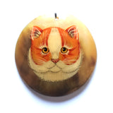 red cat pendant