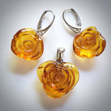 amber rose jewelry set
