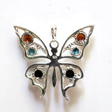 925 silver butterfly necklace