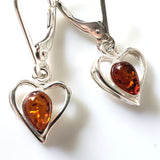 small dangle hearts earrings