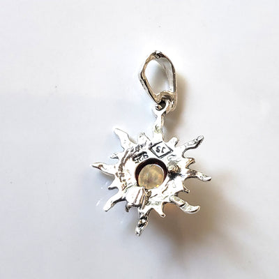 silver sun charm