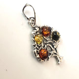 small tree of life amber pendant